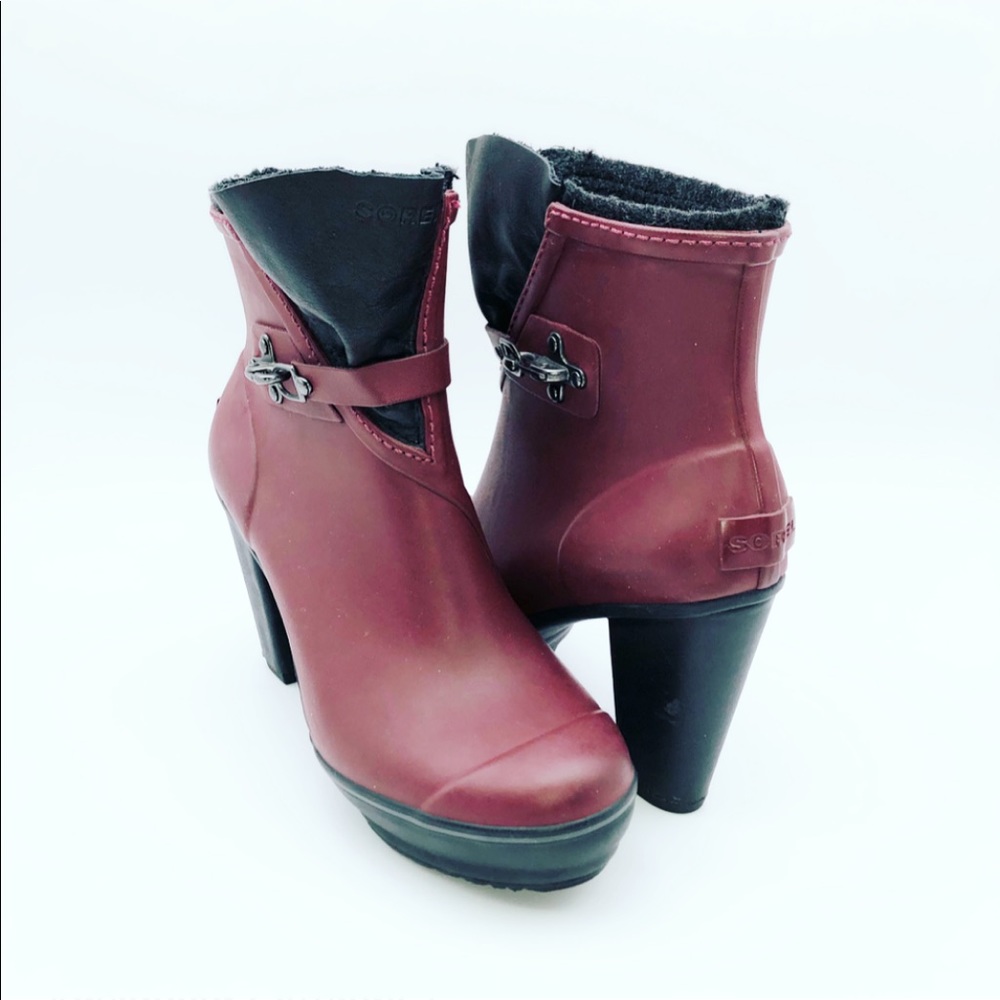 Sorel Medina High Heel Rain Boot
